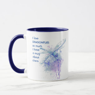 Caneca Adoro DRAGONFLIES Tanta Coisa Divertida