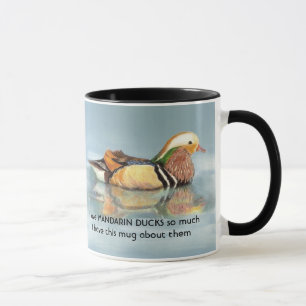 Caneca Adoro MANDARIN DUCKS tanto que eu divirto