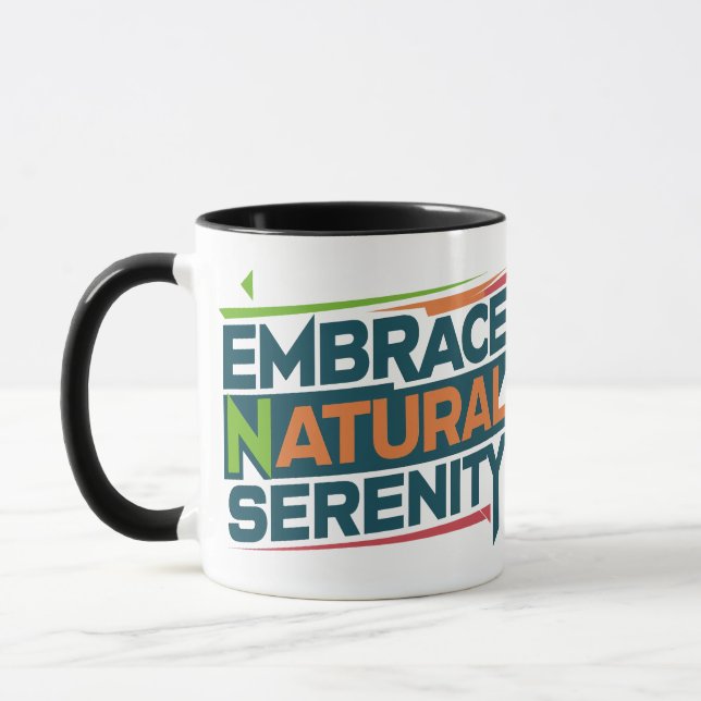 Caneca Adotar a serenidade natural (Esquerda)