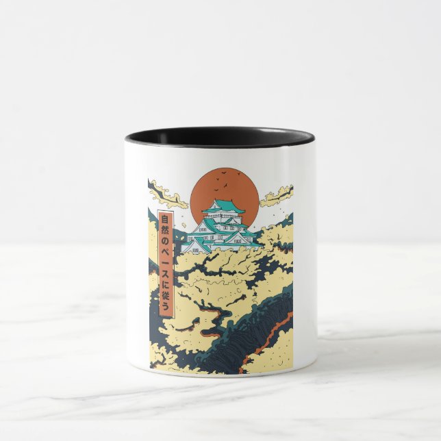 Caneca Adote o ritmo da natureza (Centro)