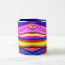 ADRIAN ~ Zany 3D Fractal ~ Rosa, Amarelo e Azul