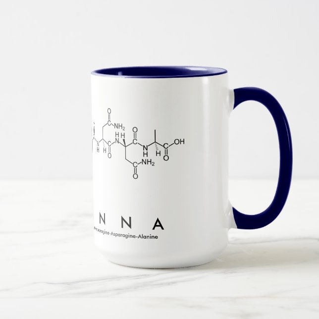 Caneca Adrianna peptide nome mug (Direita)