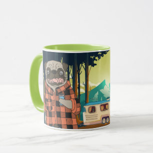Caneca Adventure Pug