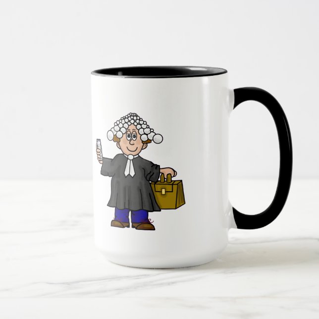 Caneca Advogado britânico ou Barrister Mug (Direita)