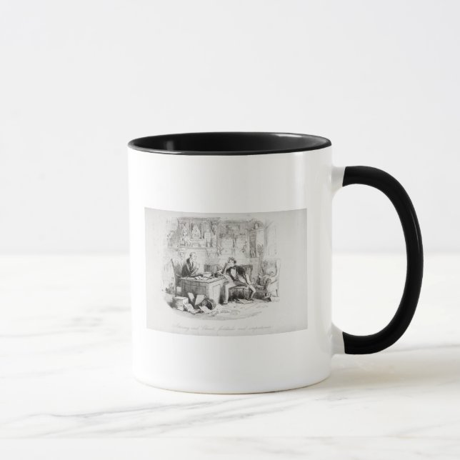 Caneca Advogado e cliente, fortaleza e impaciência (Direita)