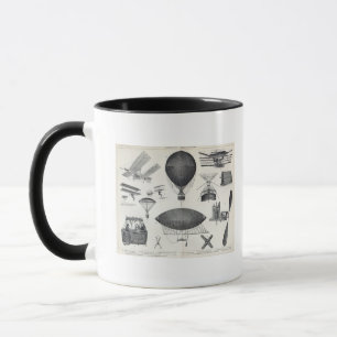 Caneca Aeronáutica - máquinas aéreas