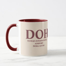 Caneca Aeroporto de Catar de Doha