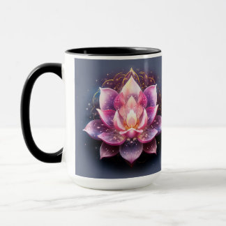 Caneca Afirmação Positiva da Flor do Lotus