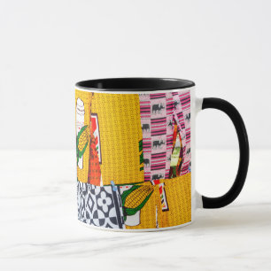 Caneca África, Angola, Benguela. Calças Coloridas