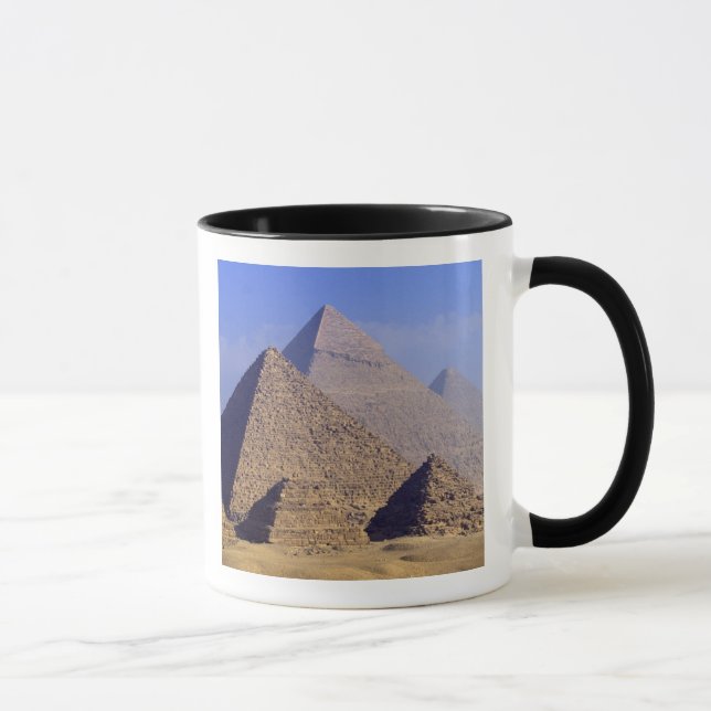 Caneca África, Egito, Cairo, Gizé. Grandes pirâmides (Direita)