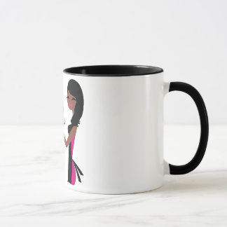 Caneca Afro-americano de Cutie do cupcake de 311