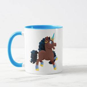 Caneca Afro Unicorn Magical Prancing