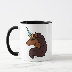 Caneca Afro Unicorn Único