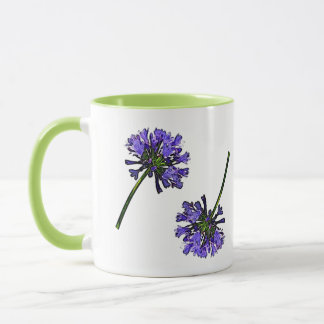 Caneca Agapanthus azul