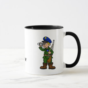 Caneca Agente de Patrulha de Fronteira dos Estados Unidos
