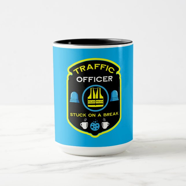 Caneca Agente de Polícia de Tráfego (Centro)