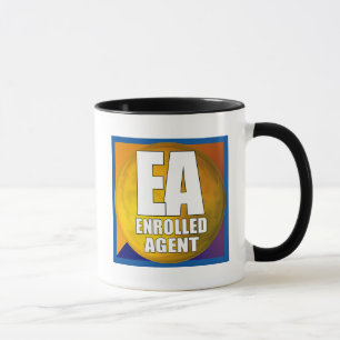 CANECA AGENTE REGISTRADO LOGOTIPO DO EA