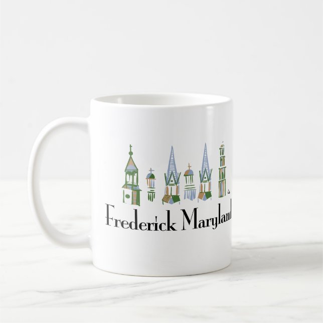 Caneca aglomerada Maryland dos pináculos de (Esquerda)