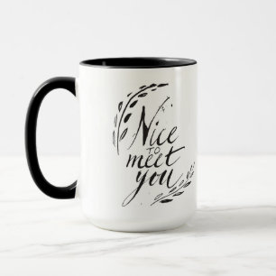 Caneca Agradável para encontrá-lo