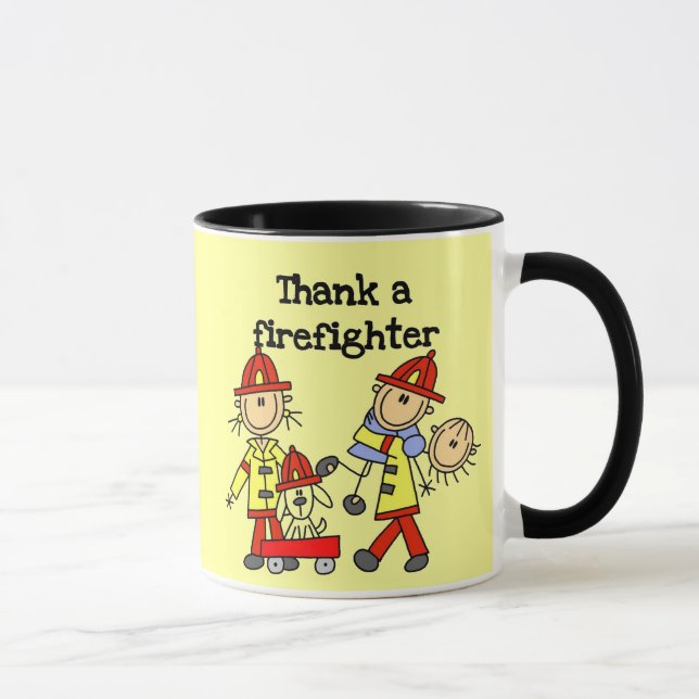 Caneca Agradeça a um Bombeiro (Direita)