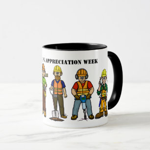 Caneca Agregação da Semana de Apreciação de Construção