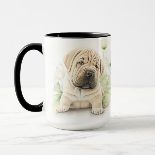 CANECA ÁGUA ADORÁVEL TAN SHAR PEI DOG (Esquerda)