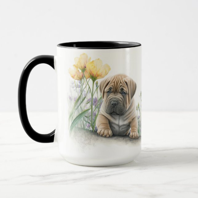 CANECA ÁGUA ADORÁVEL TAN SHAR PEI DOG (Esquerda)