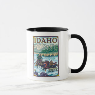 Caneca Água branca que transporta - Idaho