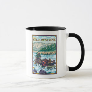 Caneca Água branca que transporta - Yellowstone