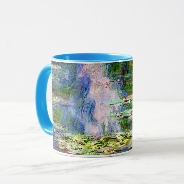 Caneca Água-lírios, pintura de Claude Monet em 1907 (Frente Esquerda)