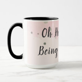 Caneca Água Moderno Rosa - Como Eu Amo Ser Mulher