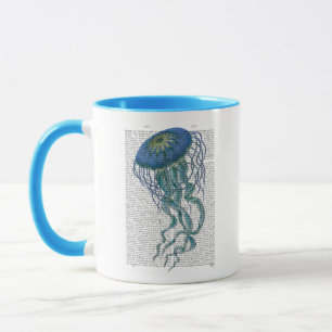 Caneca Água-viva azul