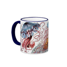 Água-viva Vintage por Ernst Haeckel, Discomedusae