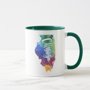 Caneca Aguarela Chicago