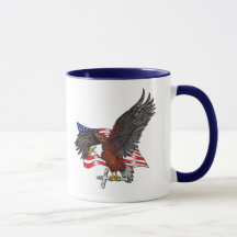 Águia Americana com Cruz