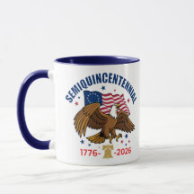 Caneca Águia Americana Semiquincentenário