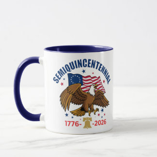 Caneca Águia Americana Semiquincentenário