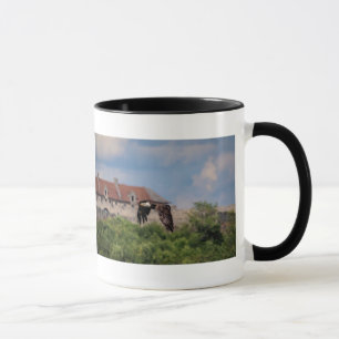 Caneca Águia Balda passando Fort Ticonhava