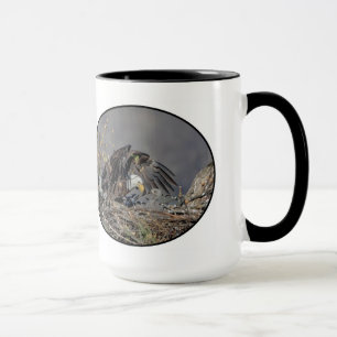 Caneca Águia caida com o bebê