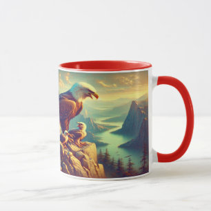 Caneca Águia Empoleirada no Rock com Bebês