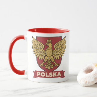Caneca Águia Heráldica Dourada da Polônia