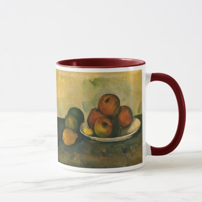 Caneca "Ainda com as Maçãs" por Paul Cezanne (Direita)