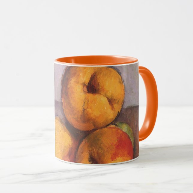 Caneca "Ainda é a vida", "Maçãs", "Peras" de Paul Cezanne (Frente Esquerda)