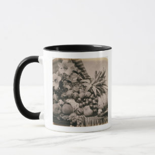Caneca Ainda vida com fruta, 1860 (foto do sepia)