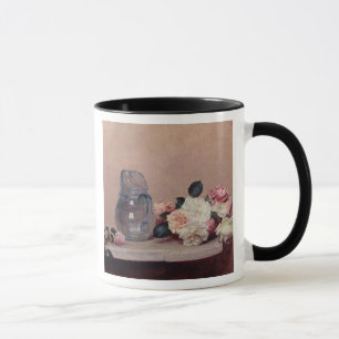 Caneca Ainda vida com rosas, 1889 (óleo em canvas)