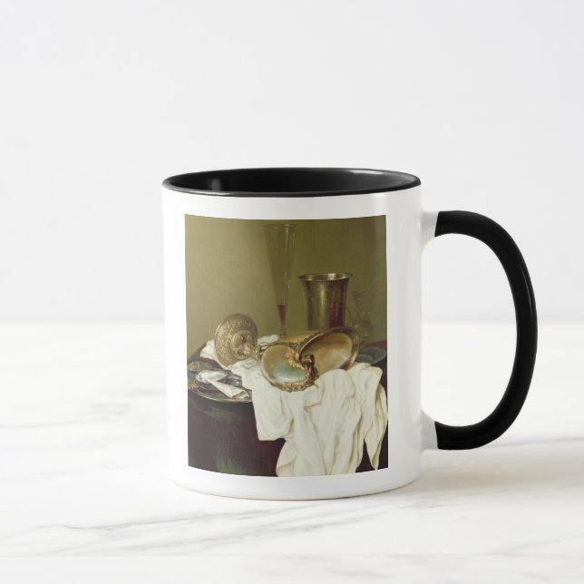 Caneca Ainda vida com um copo do nautilus (Direita)