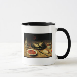 Caneca Ainda vida com uma alcachofra