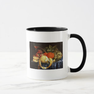 Caneca Ainda vida das uvas, das laranjas e de um limão