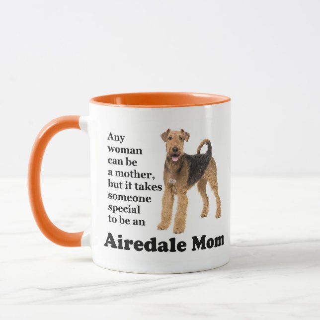 Caneca Airedale Mãe Mug (Esquerda)