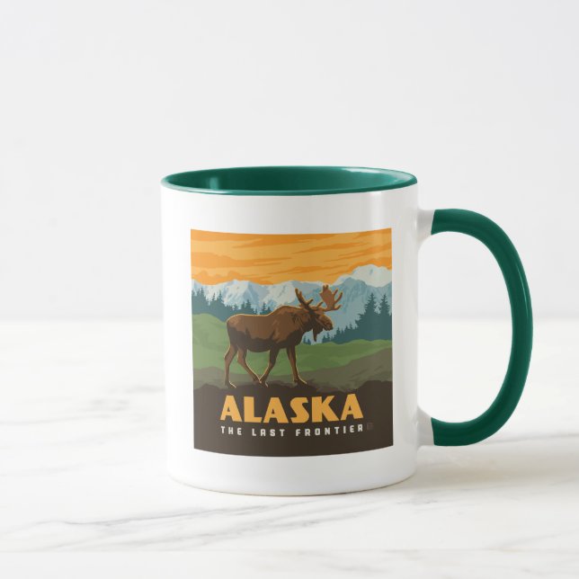 Caneca Alasca | Moose Fronteira (Direita)
